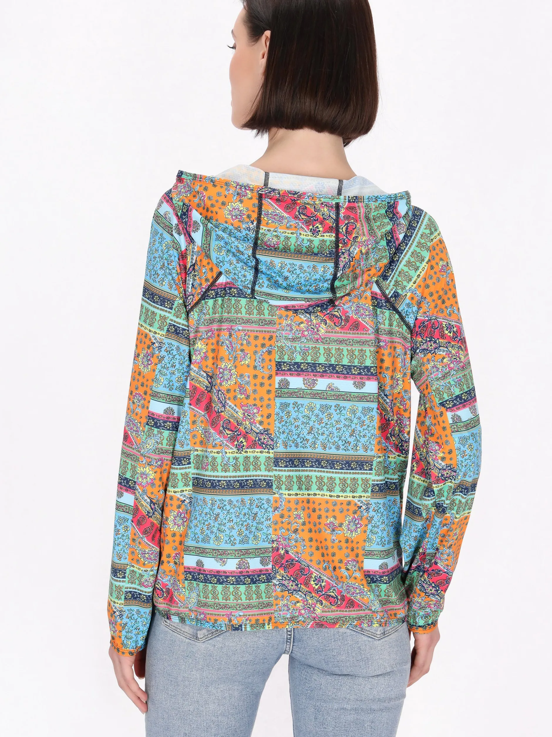 Usha Damen Jacke in orange