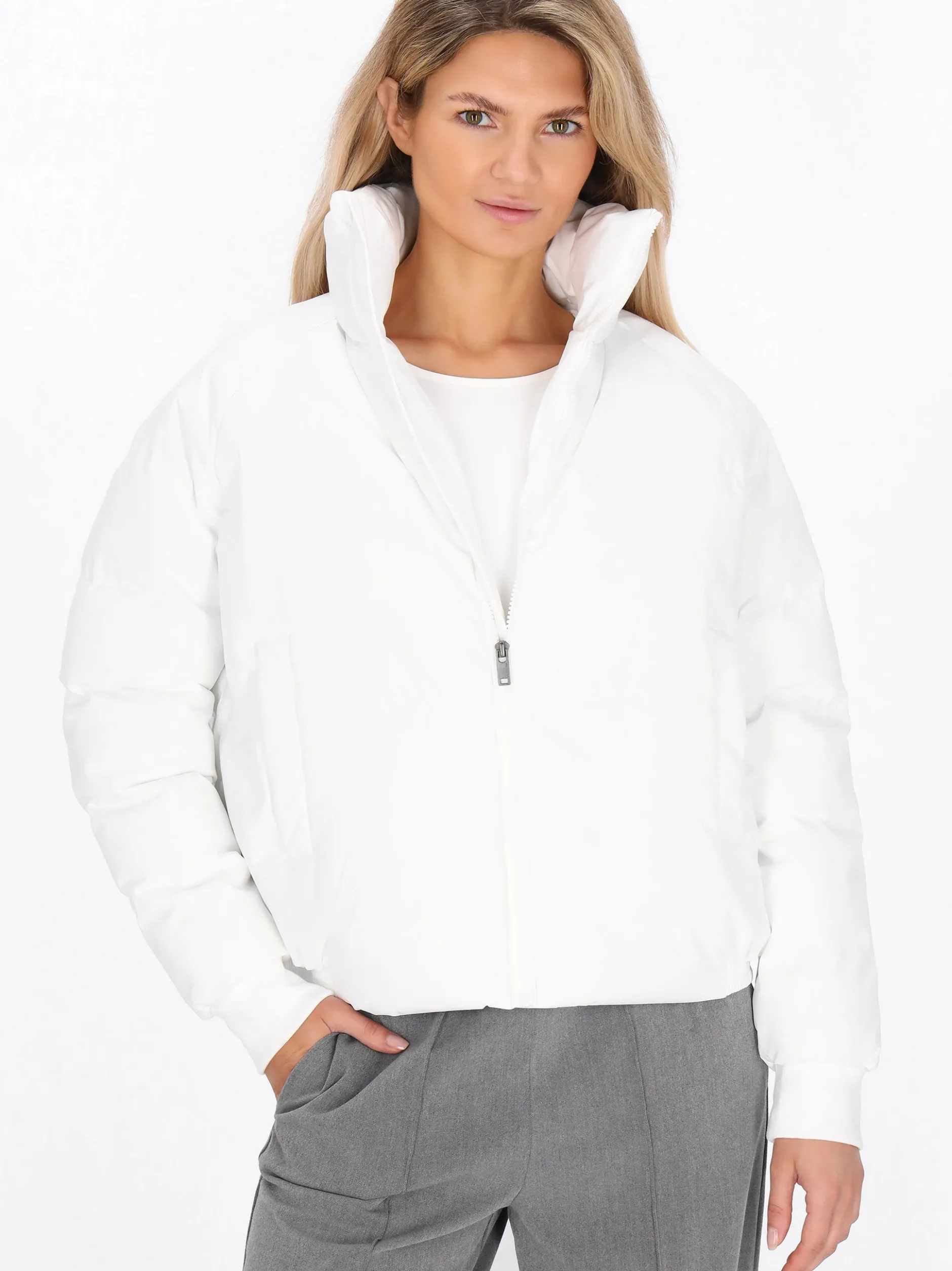 Usha Damen Jacke in weiß