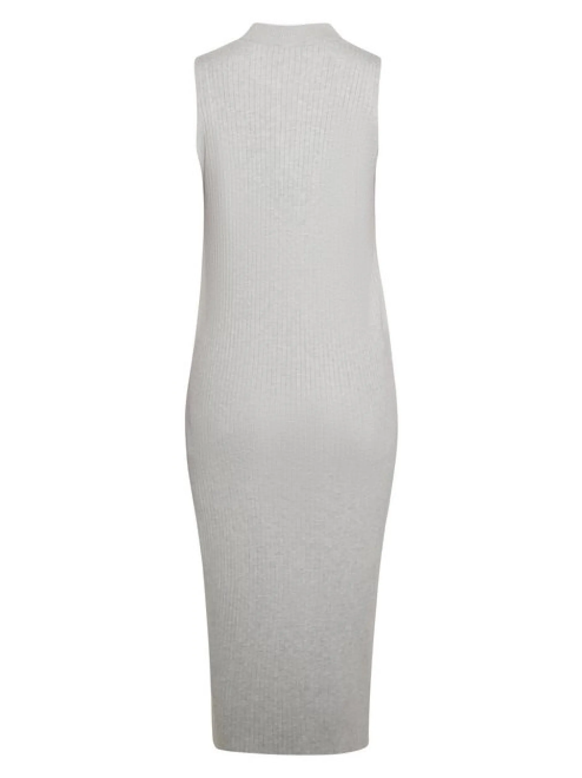 Usha Damen Kleid in grau - Ausschnitt: Rundhals