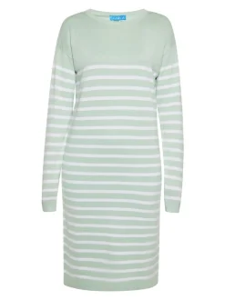 Usha Damen Kleid in mint - Ausschnitt: Rundhals