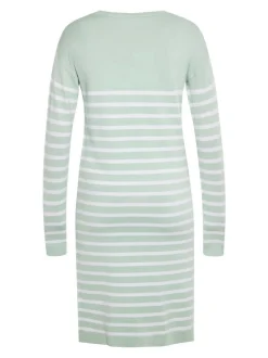 Usha Damen Kleid in mint - Ausschnitt: Rundhals