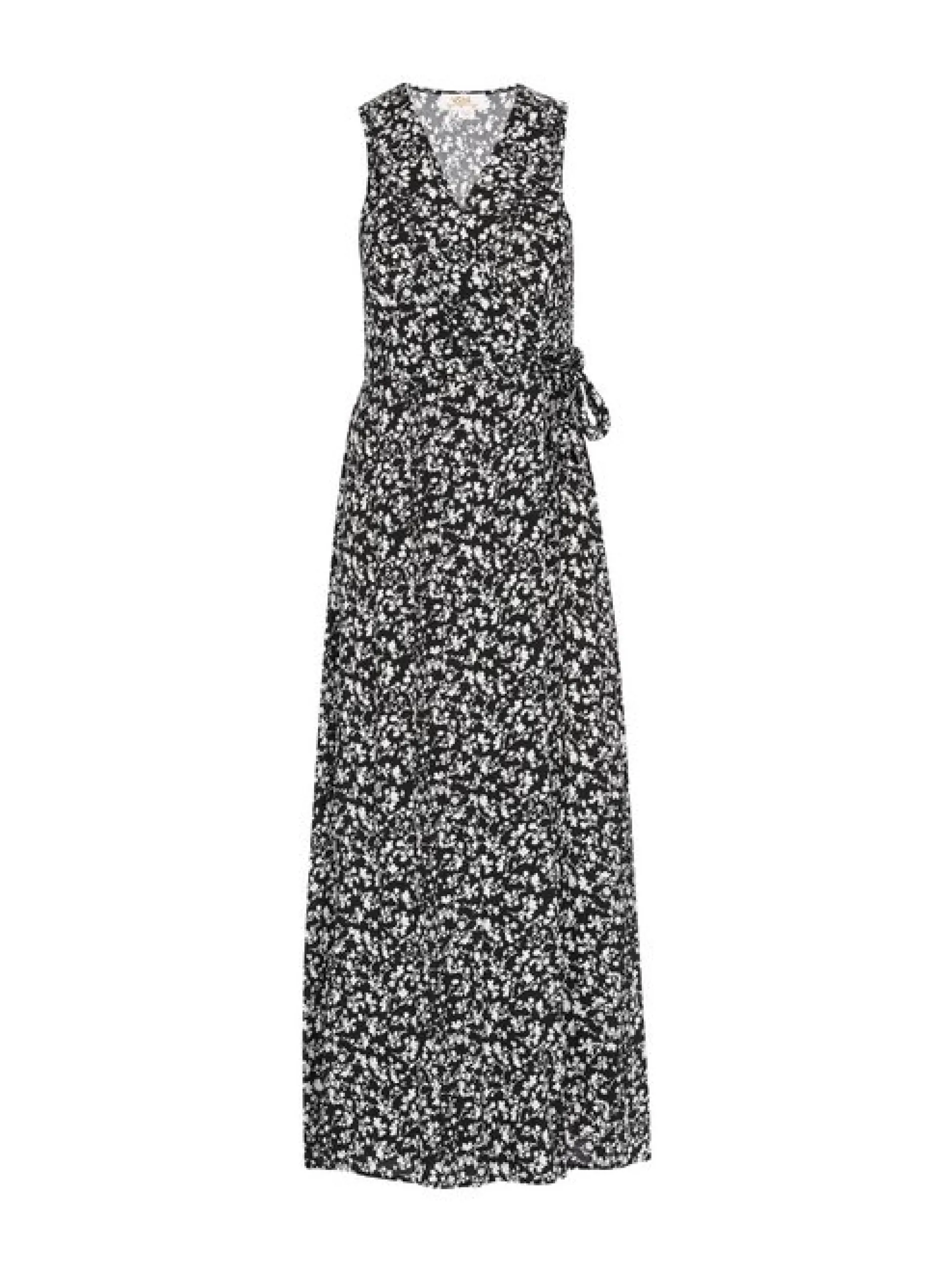 Usha Damen Kleid in schwarz - Länge: mittel