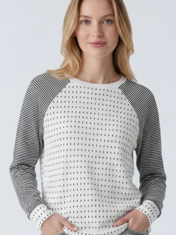 Usha Damen Langarmshirt in schwarz