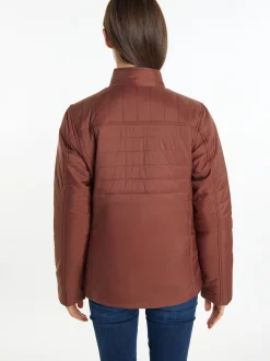 Usha Damen leichte Steppjacke in braun