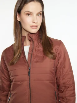Usha Damen leichte Steppjacke in braun