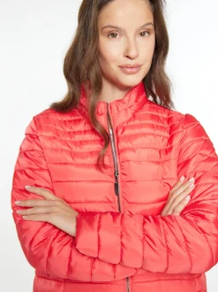 Usha Damen leichte Steppjacke in rot