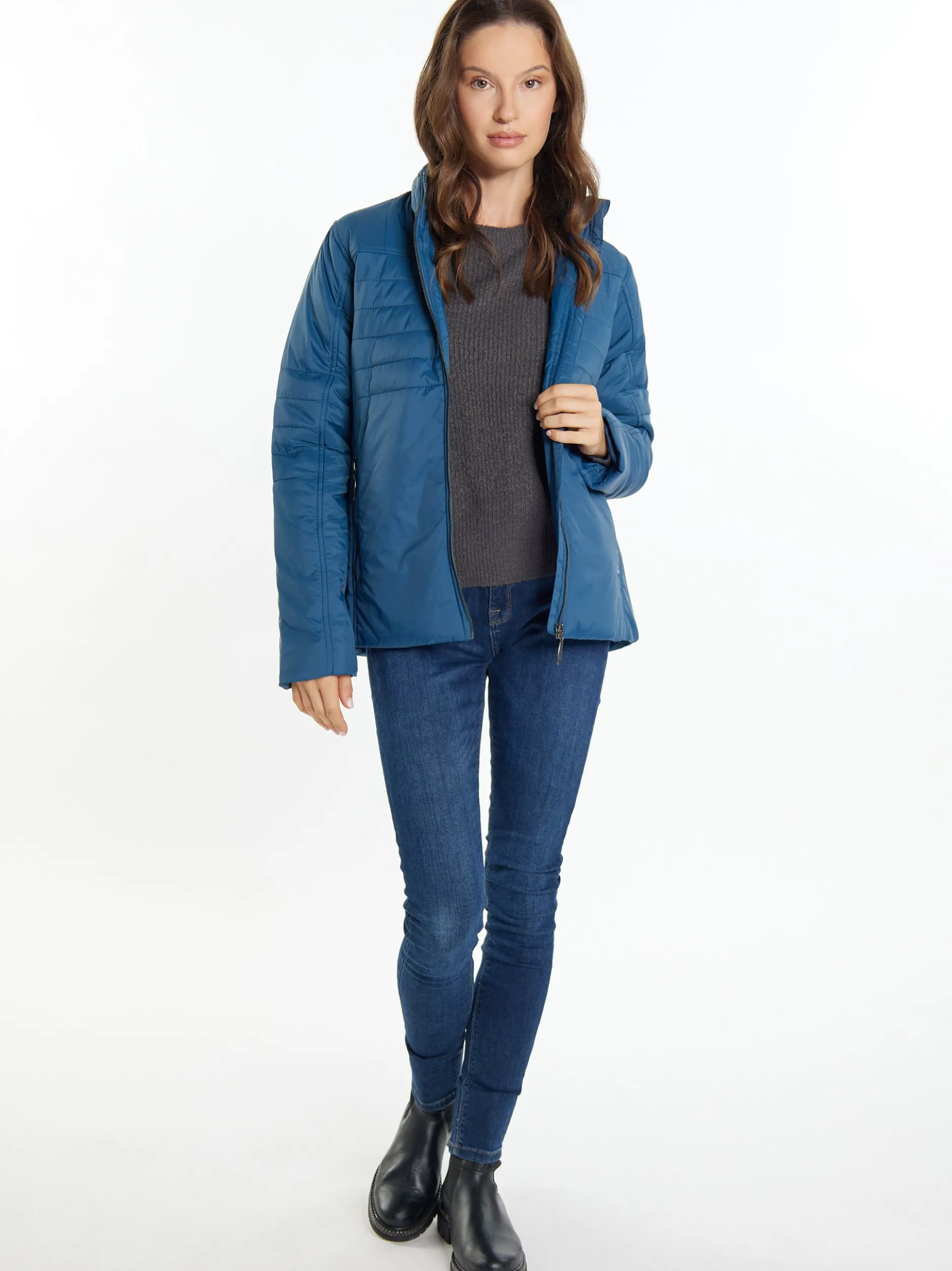 Usha Damen leichte Steppjacke in marine