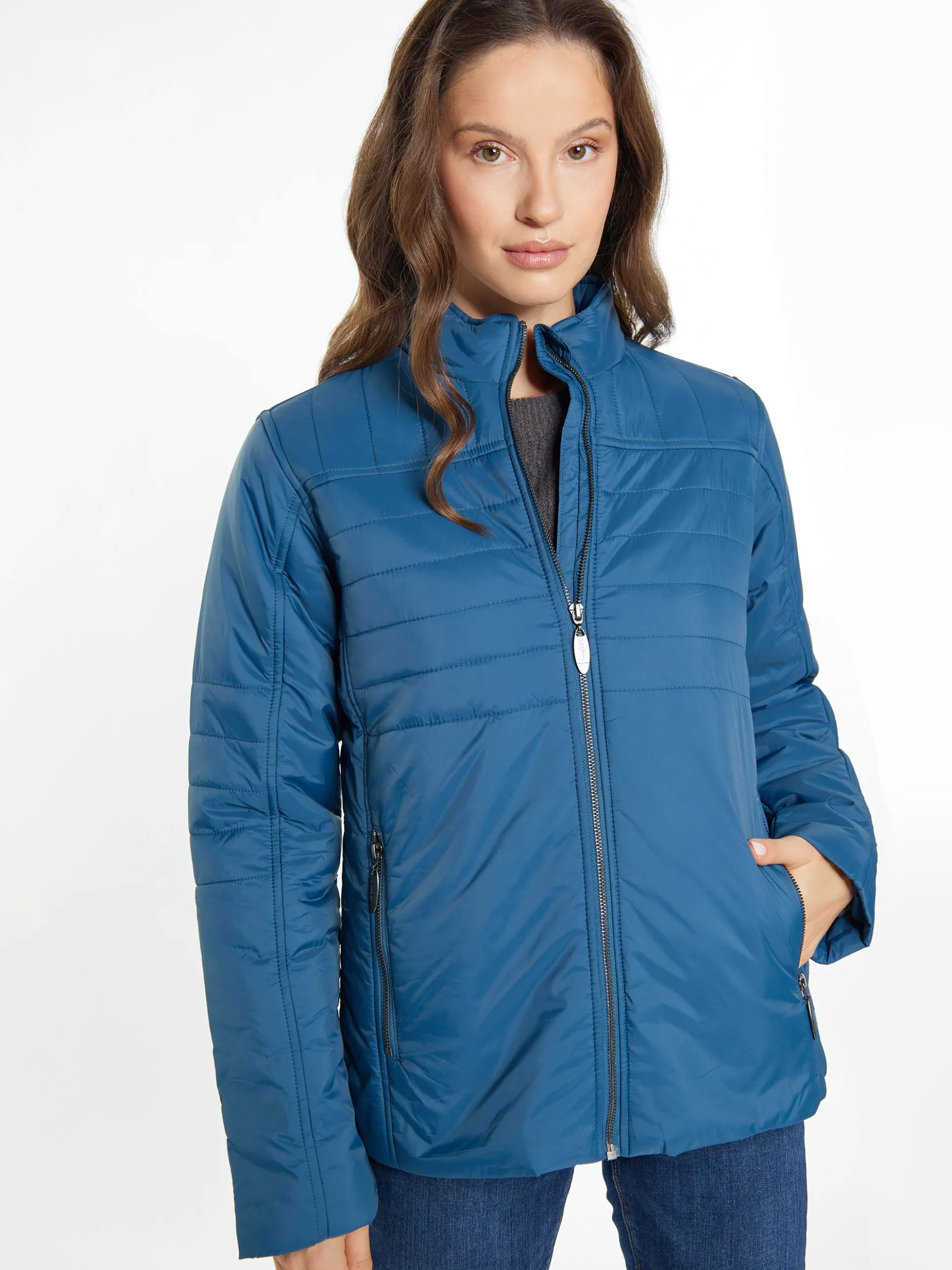 Usha Damen leichte Steppjacke in marine