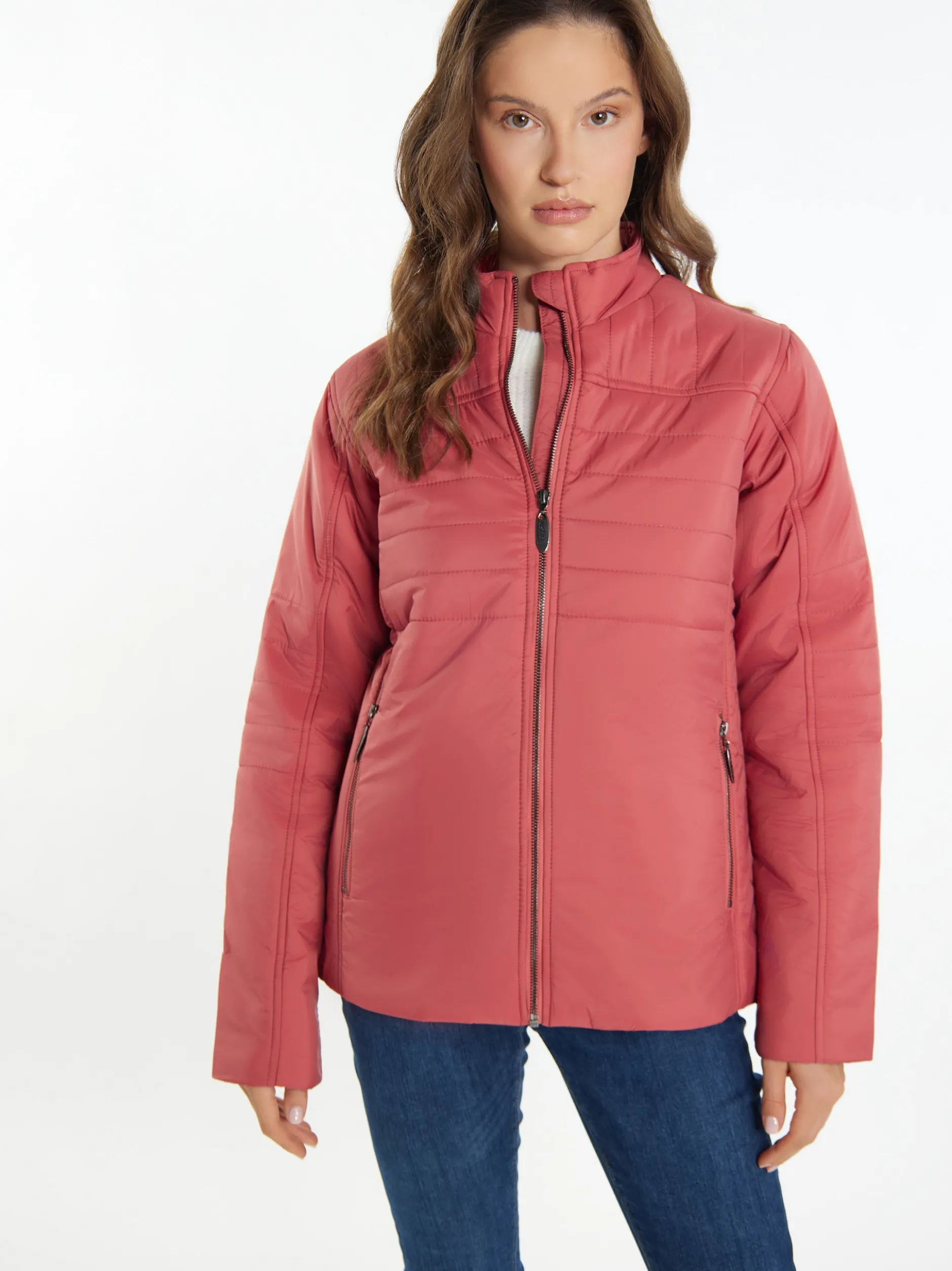 Usha Damen leichte Steppjacke in rot