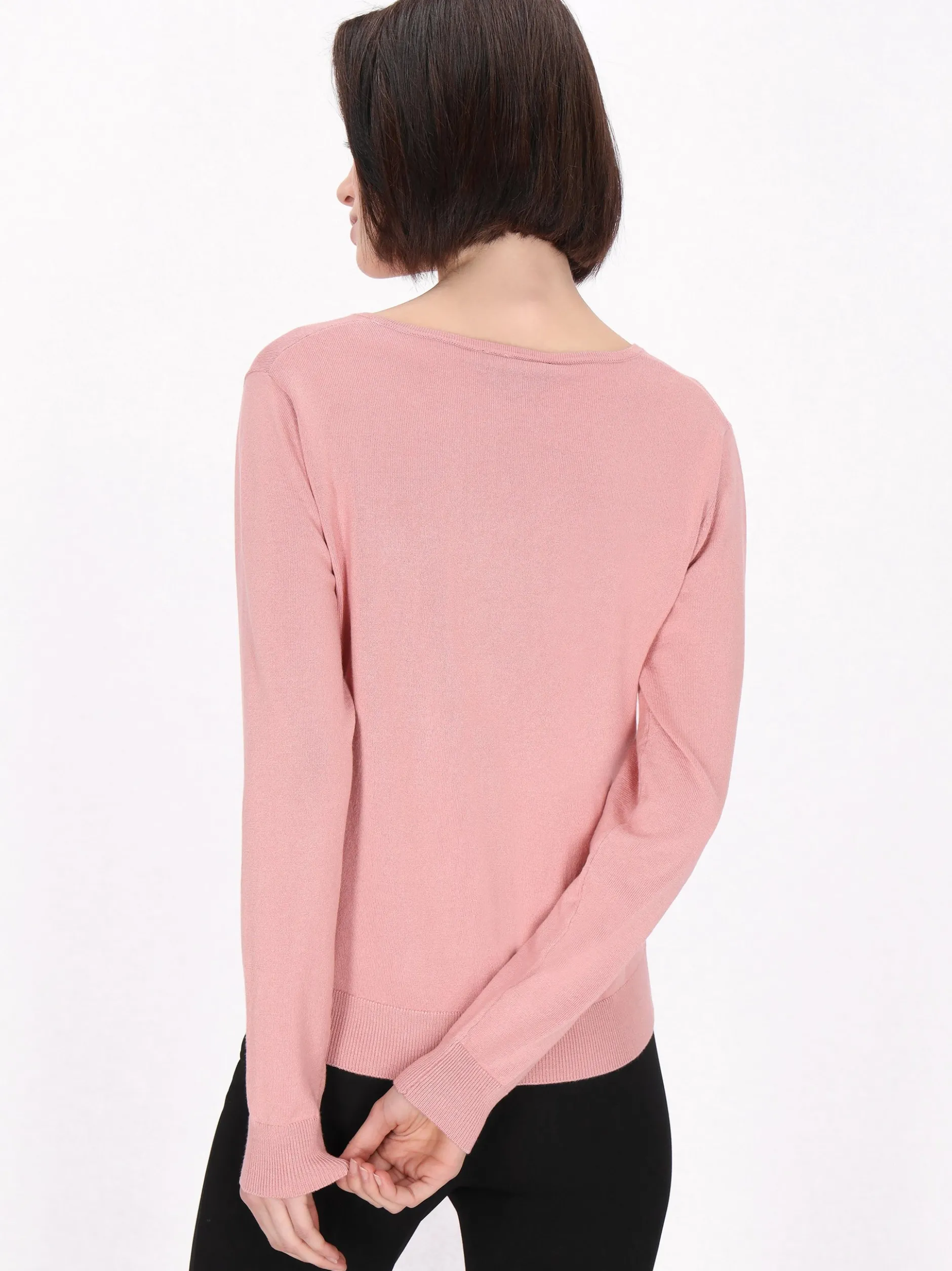 Usha Damen Pullover in altrosa