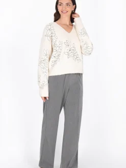 Usha Damen Pullover in beige