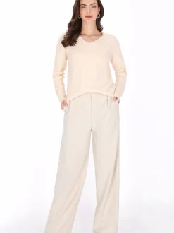 Usha Damen Pullover in beige