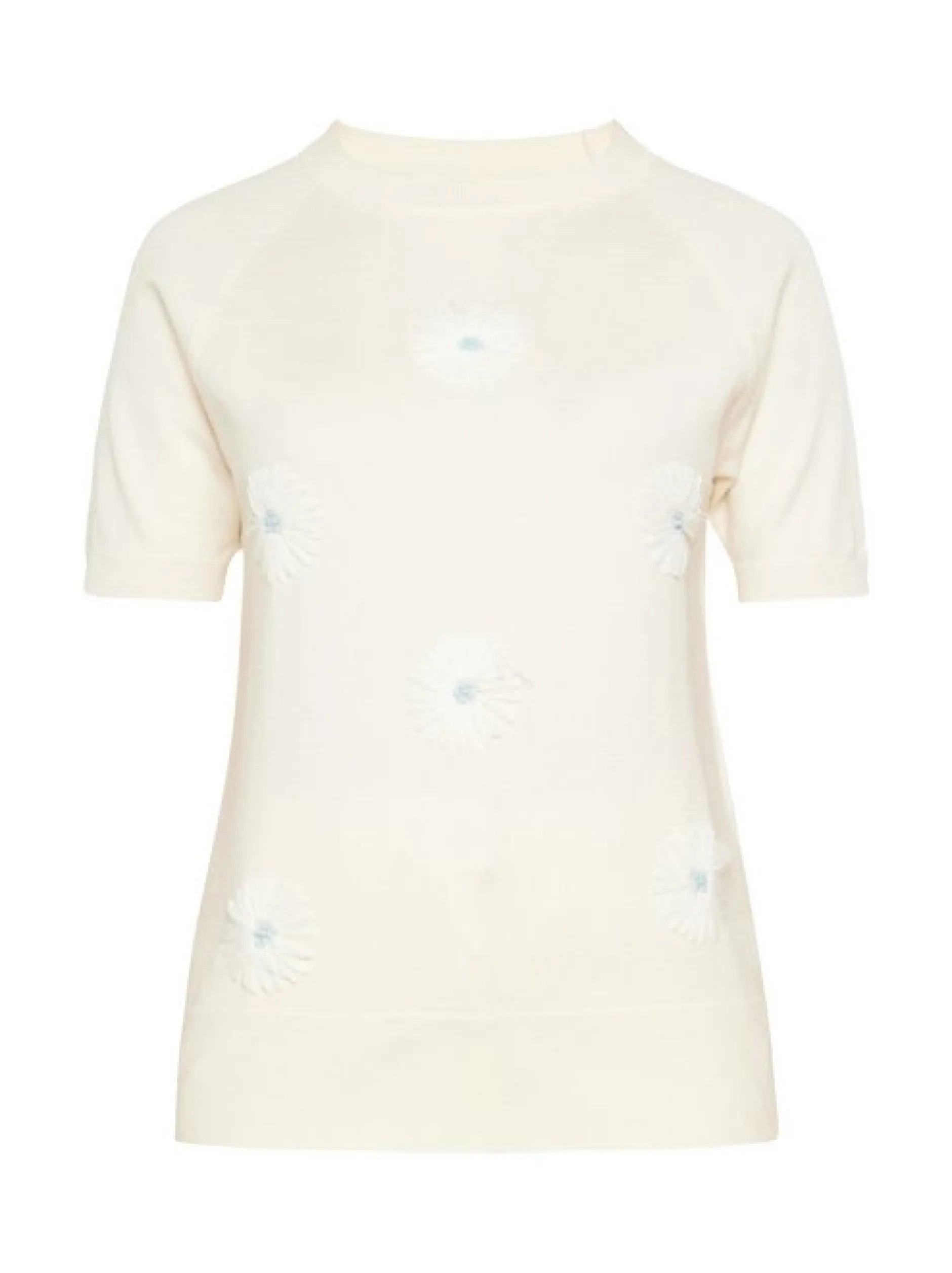 Usha Damen Pullover in beige - Ausschnitt: Rundhals