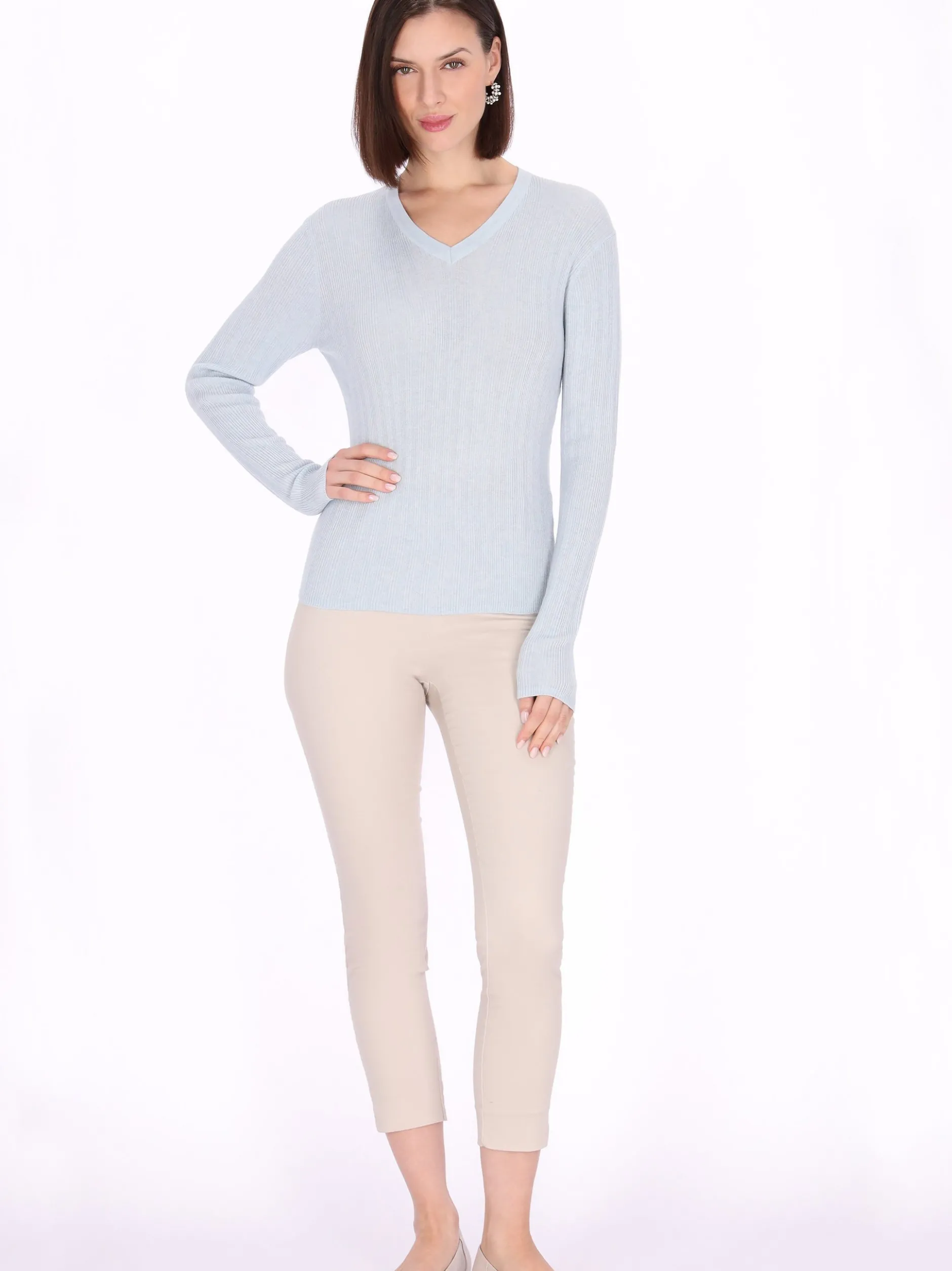 Usha Damen Pullover in blau