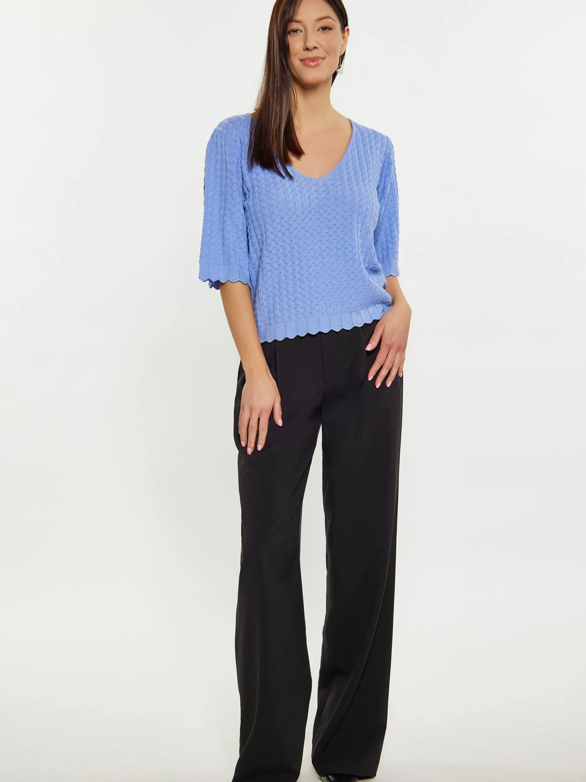 Usha Damen Pullover in blau