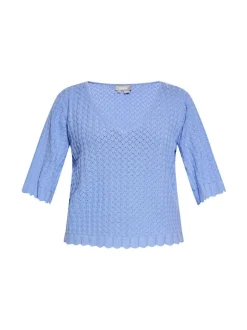 Usha Damen Pullover in blau