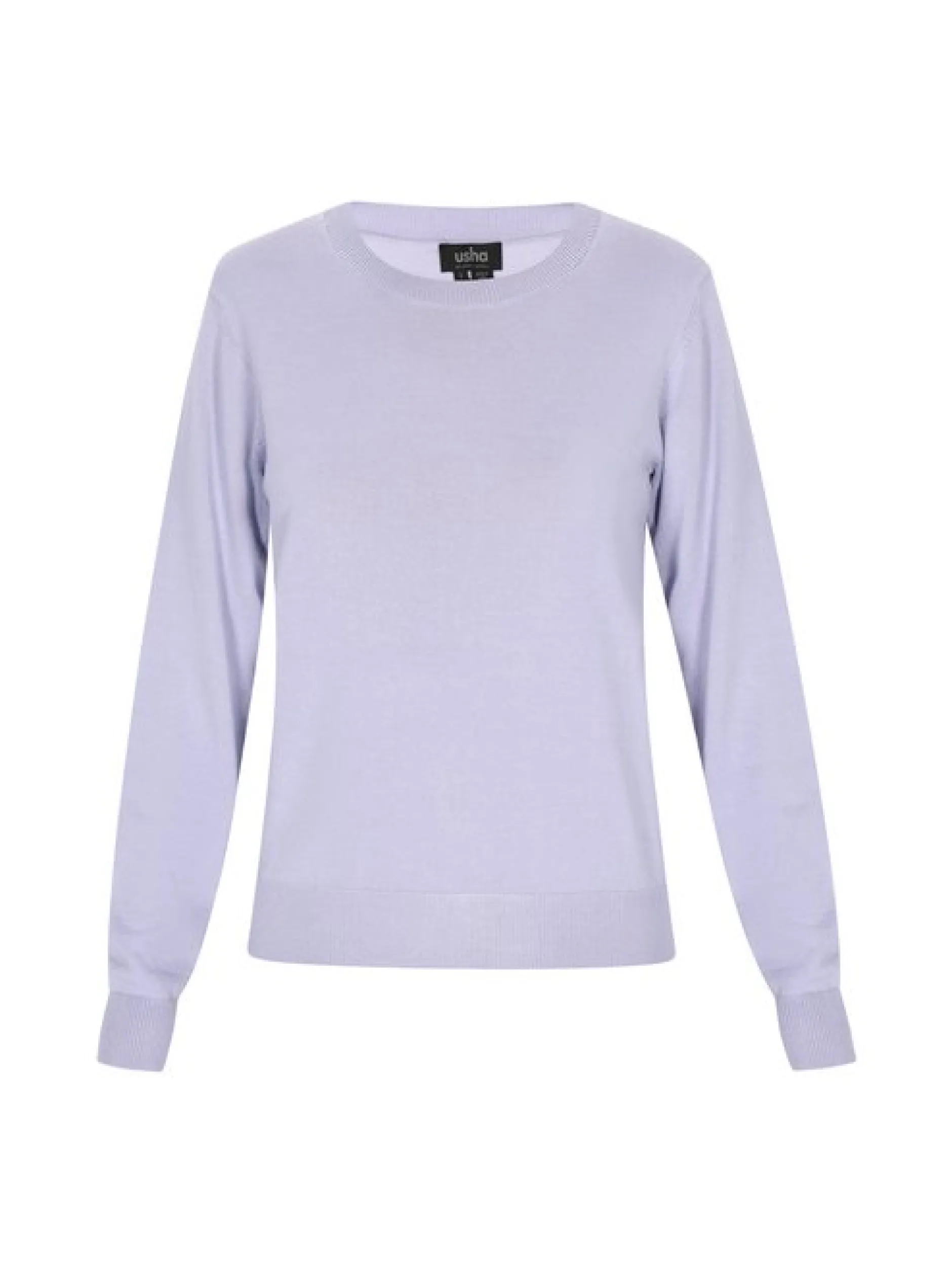 Usha Damen Pullover in blau - Ausschnitt: Rundhals