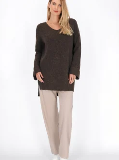 Usha Damen Pullover in braun