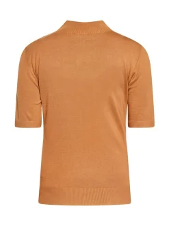Usha Damen Pullover in camel - Ausschnitt: ohne Kragen