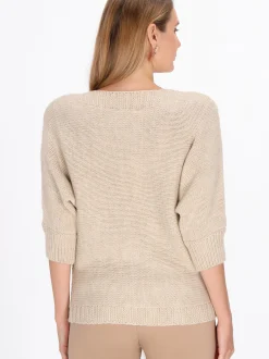 Usha Damen Pullover in ecru