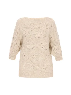 Usha Damen Pullover in ecru