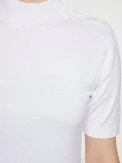 Usha Damen Pullover in ecru - Ausschnitt: ohne Kragen
