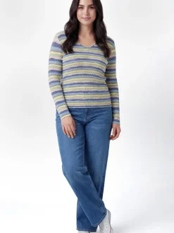 Usha Damen Pullover in gelb