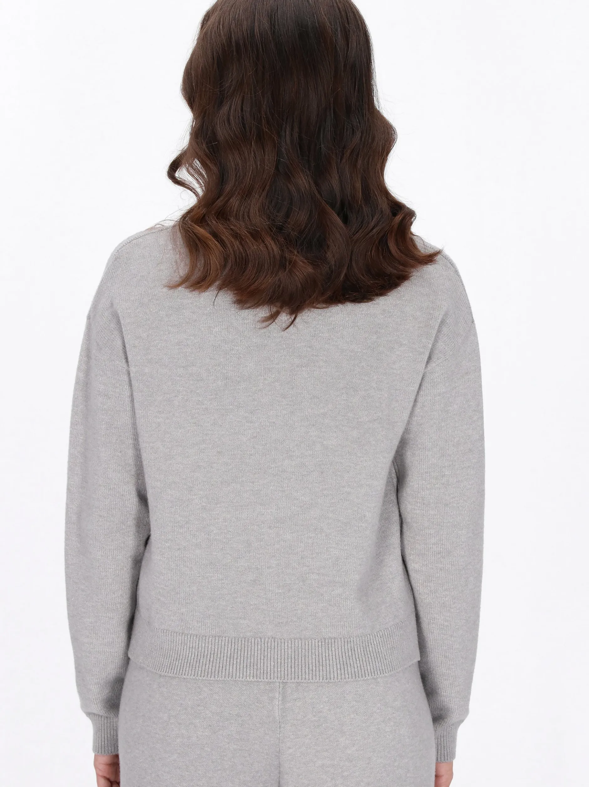 Usha Damen Pullover in grau