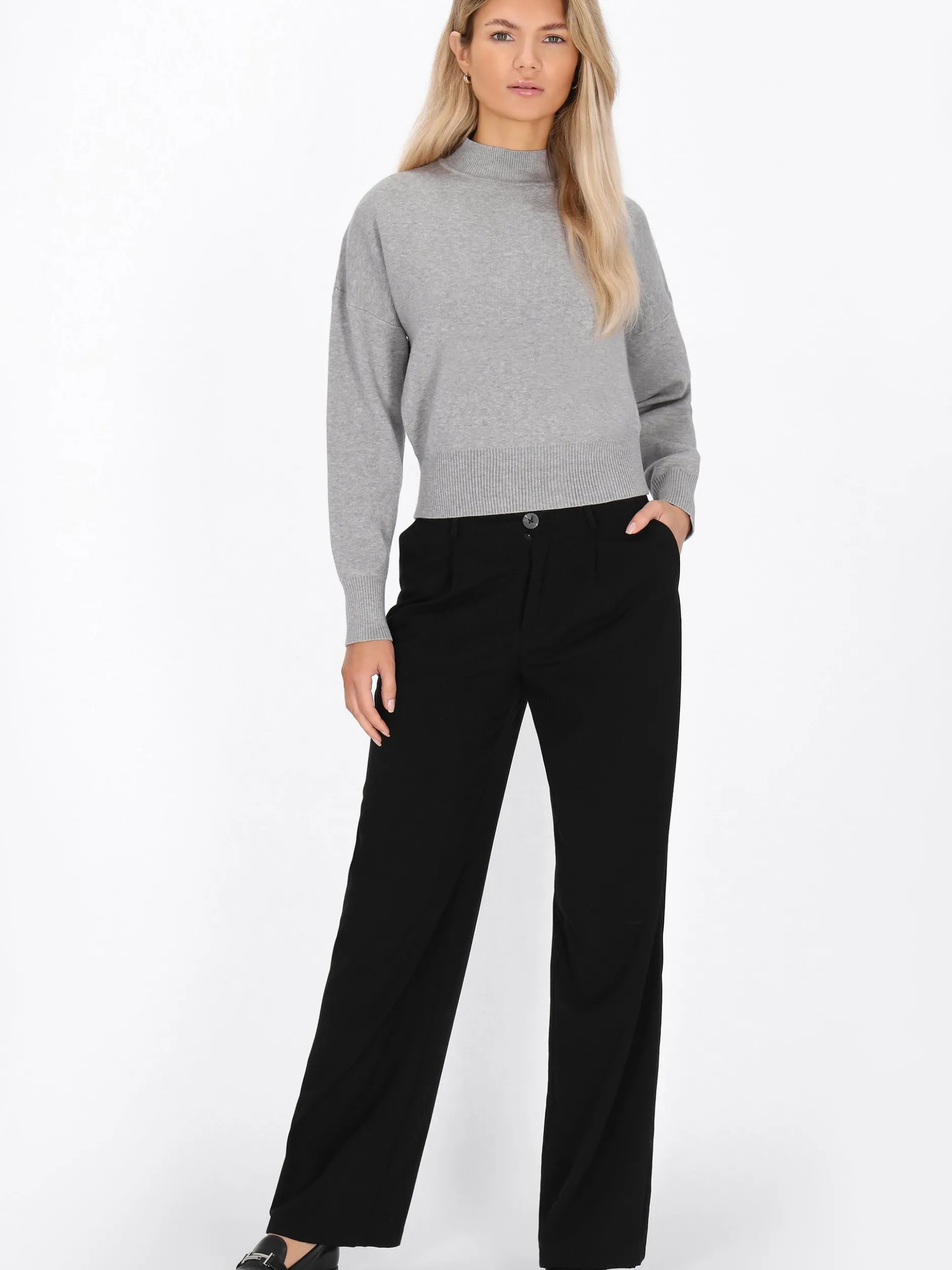 Usha Damen Pullover in grau