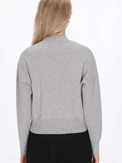 Usha Damen Pullover in grau