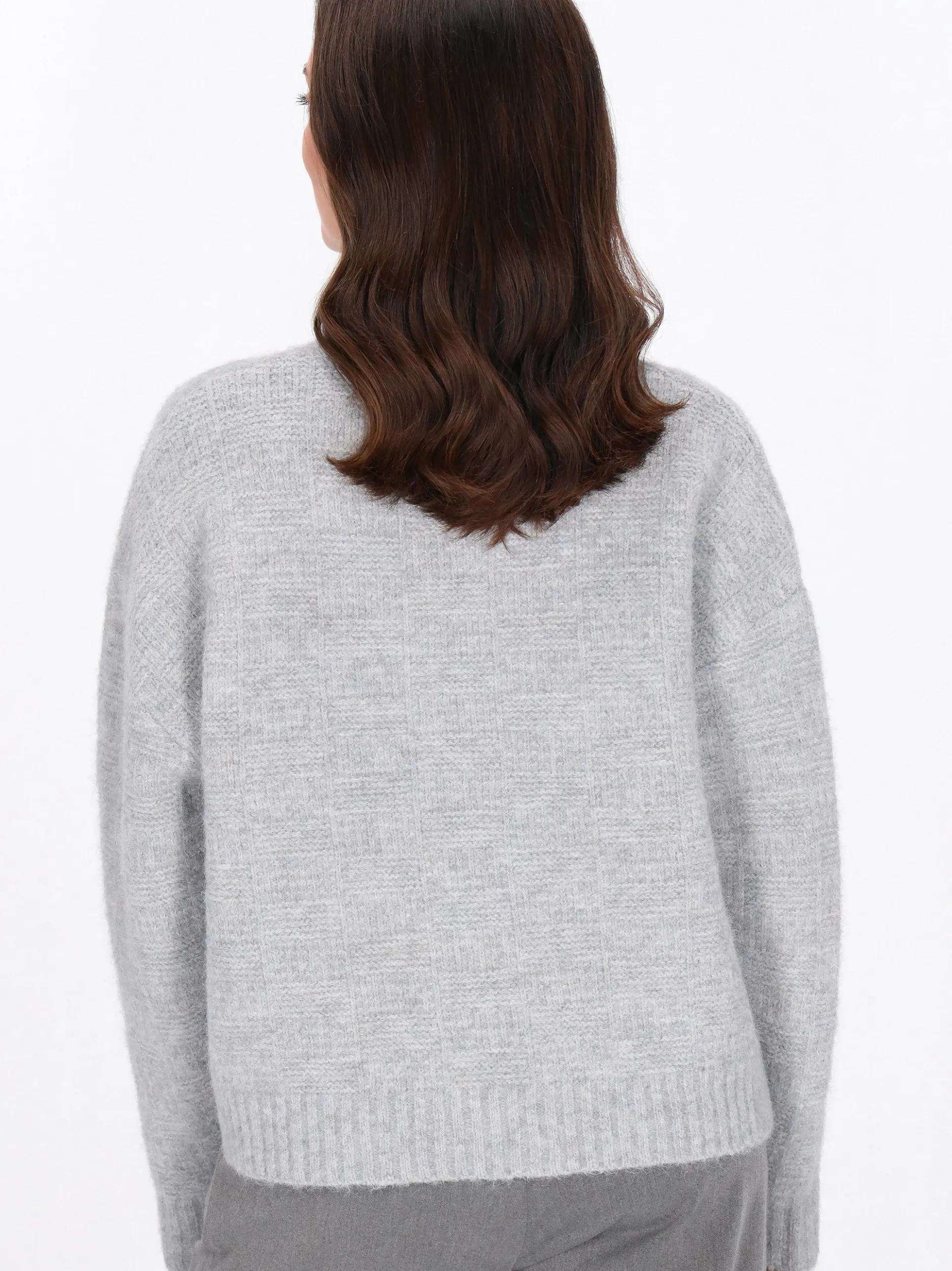 Usha Damen Pullover in grau