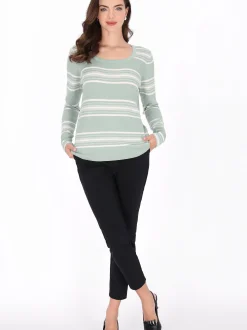 Usha Damen Pullover in grün
