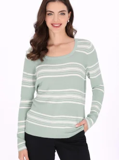 Usha Damen Pullover in grün