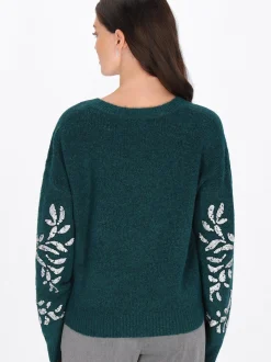 Usha Damen Pullover in grün