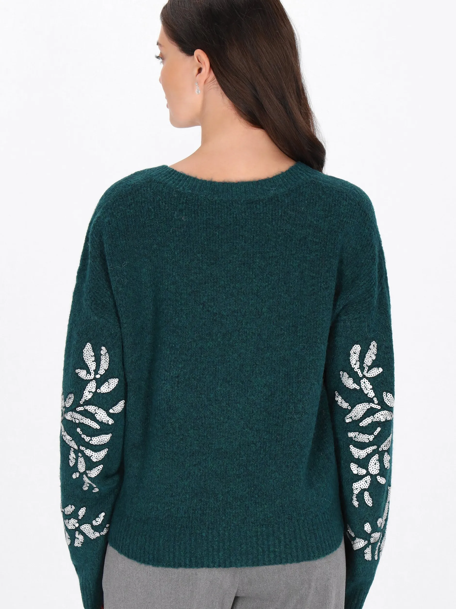 Usha Damen Pullover in grün