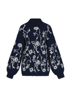 Usha Damen Pullover in marine