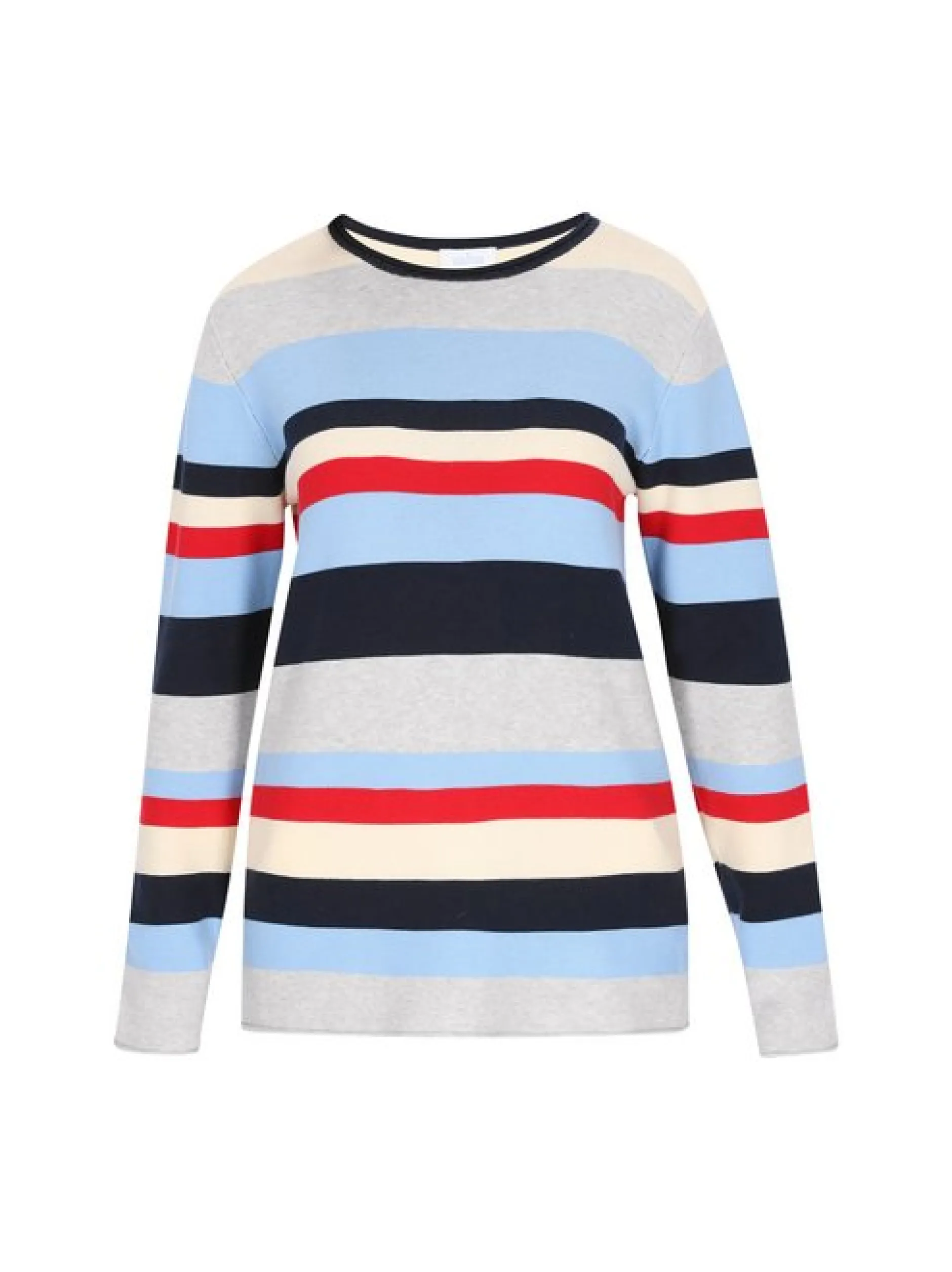 Usha Damen Pullover in marine - Ausschnitt: Rundhals