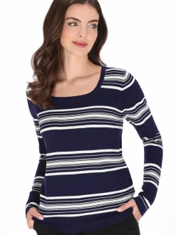 Usha Damen Pullover in marine
