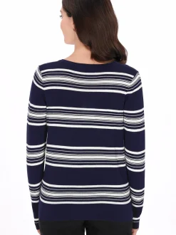 Usha Damen Pullover in marine