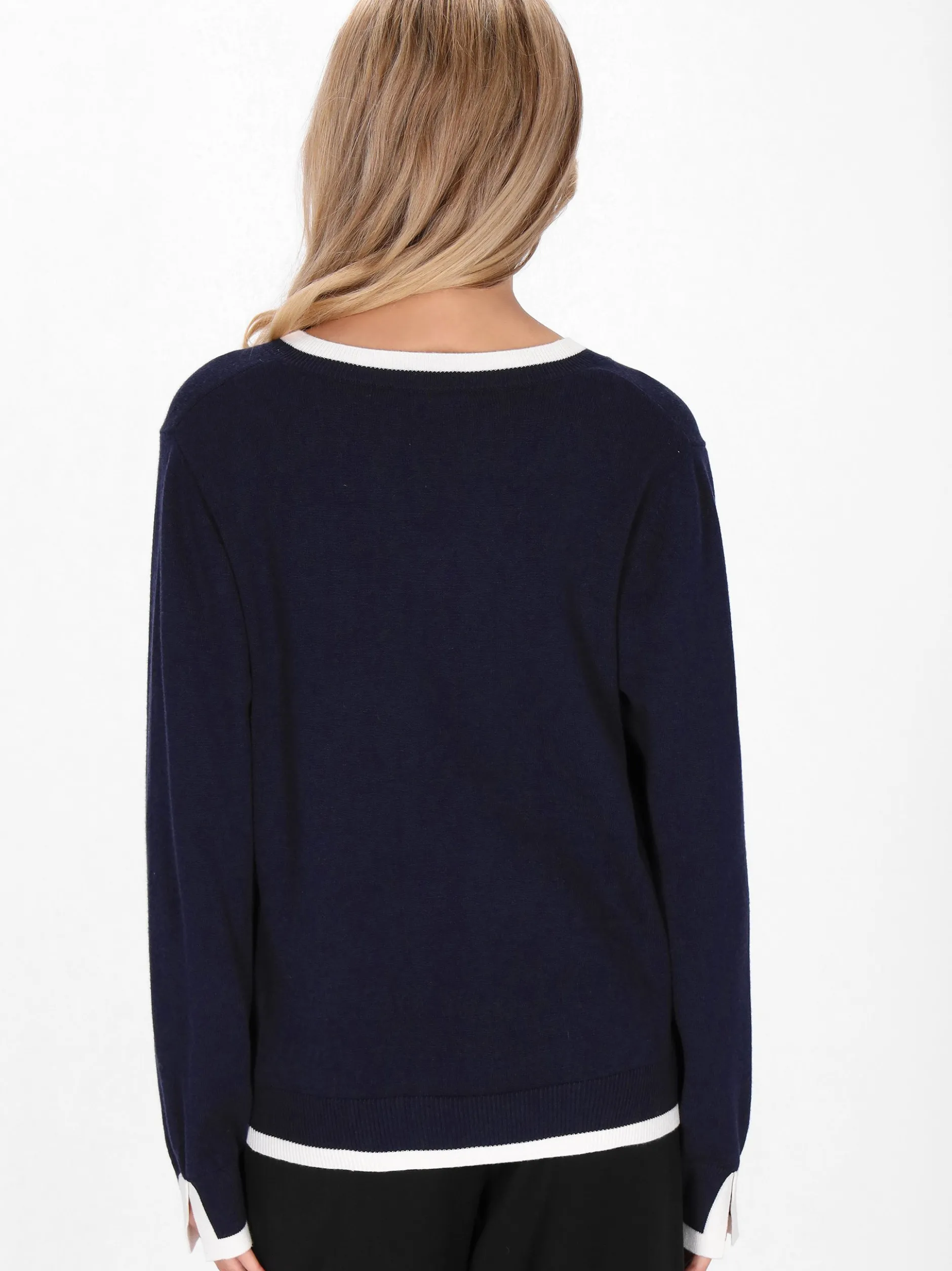 Usha Damen Pullover in marine
