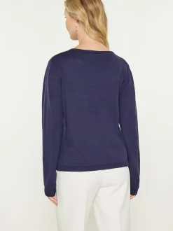 Usha Damen Pullover in marine
