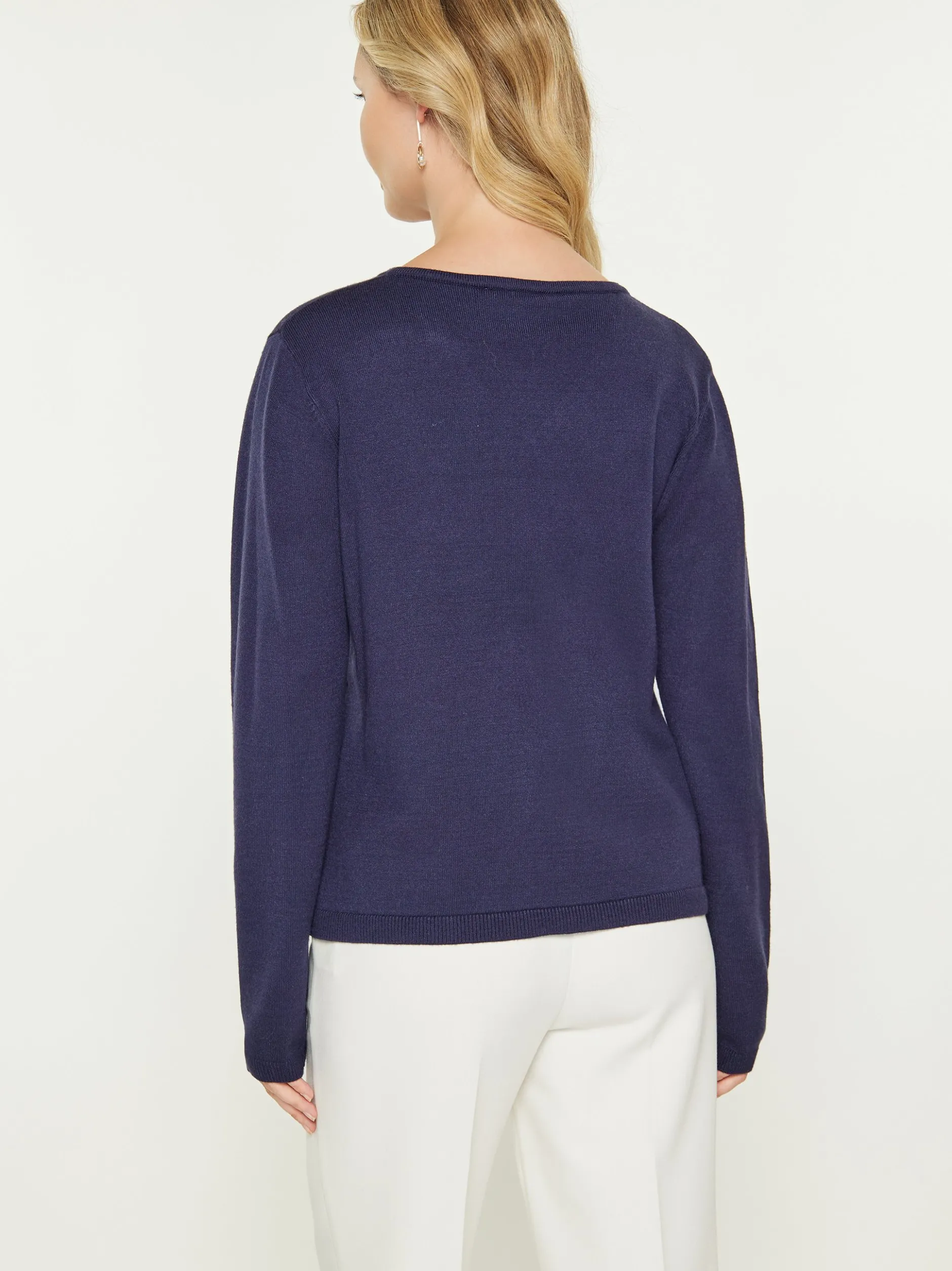 Usha Damen Pullover in marine