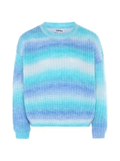 Usha Damen Pullover in mehrfarbig - Ausschnitt: Rundhals