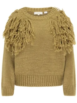 Usha Damen Pullover in mehrfarbig - Ausschnitt: Rundhals
