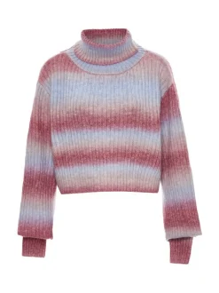 Usha Damen Pullover in mehrfarbig - Ausschnitt: Rundhals