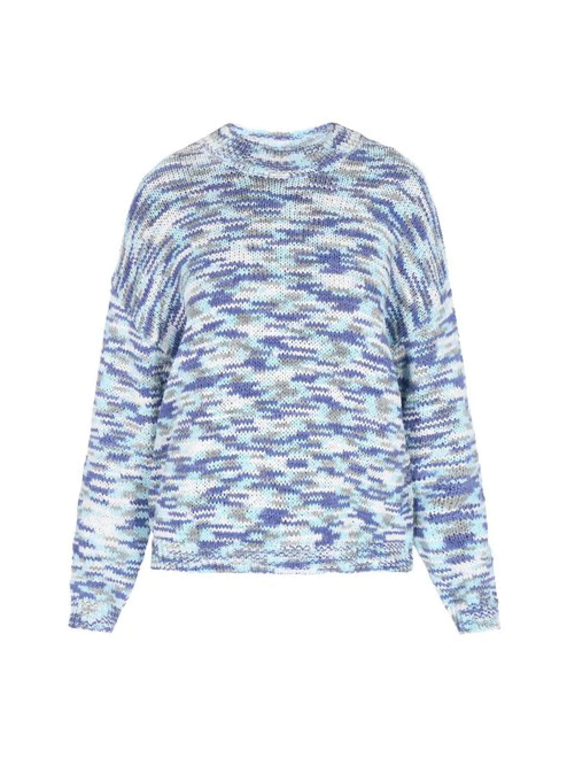 Usha Damen Pullover in mehrfarbig - Ausschnitt: Rundhals