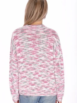 Usha Damen Pullover in mehrfarbig - Ausschnitt: Rundhals