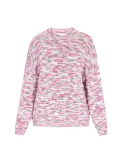 Usha Damen Pullover in mehrfarbig - Ausschnitt: Rundhals