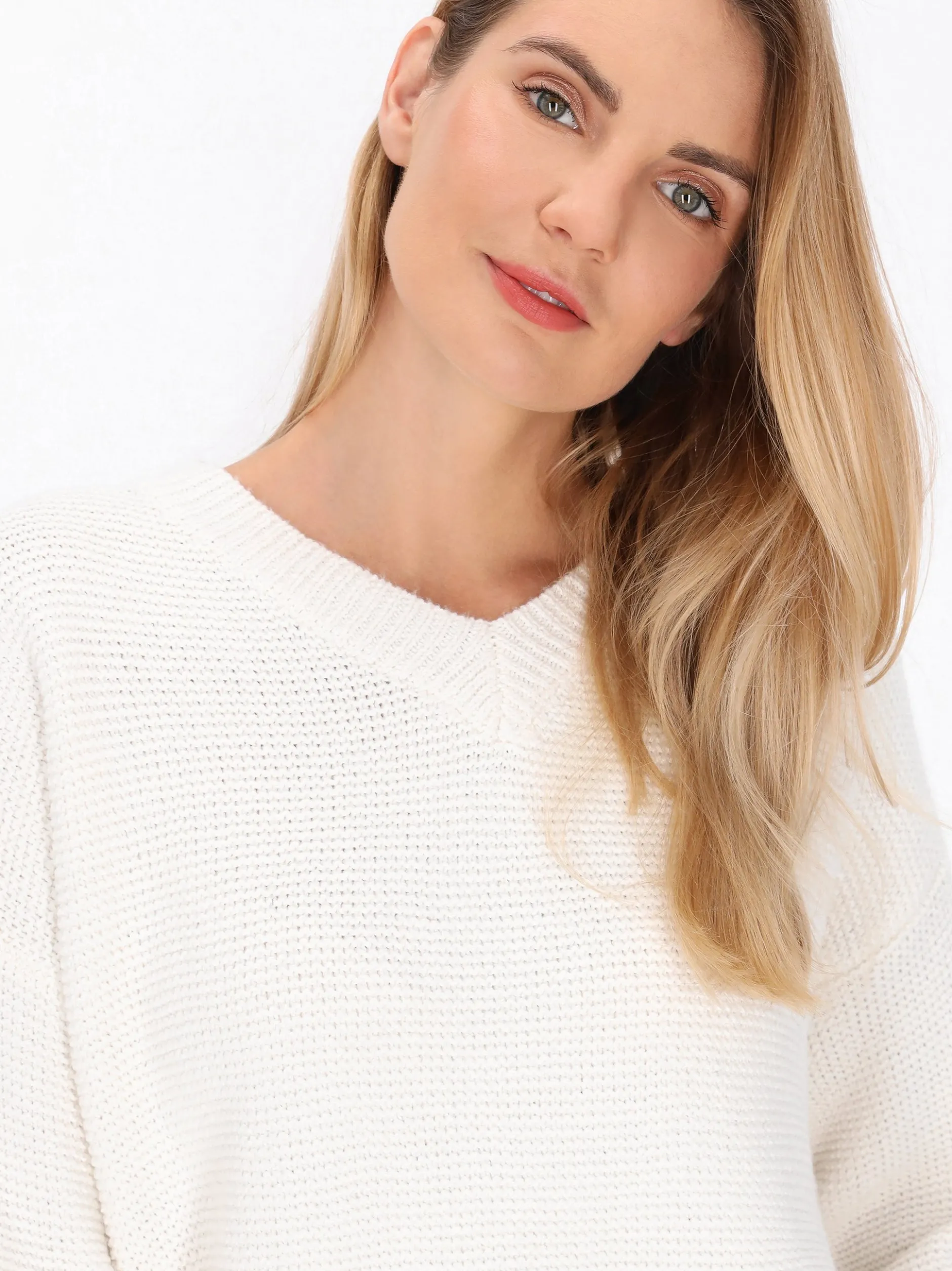 Usha Damen Pullover in melange