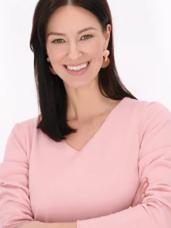Usha Damen Pullover in rosa